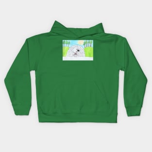 Fairy Little Polar Bear Kids Hoodie